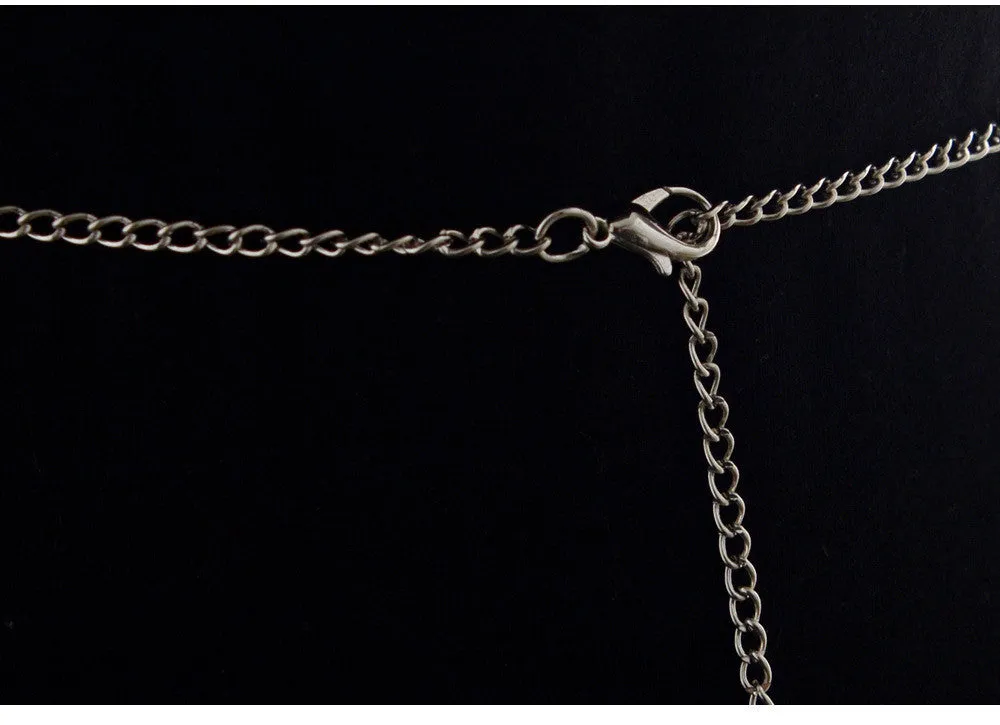 Draped belly chain