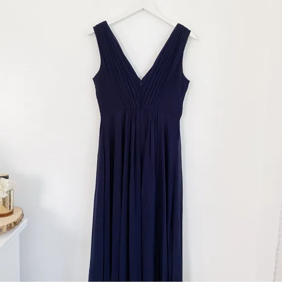 Eliza J Embellished High/Low Chiffon Dress Size 6 Nwot