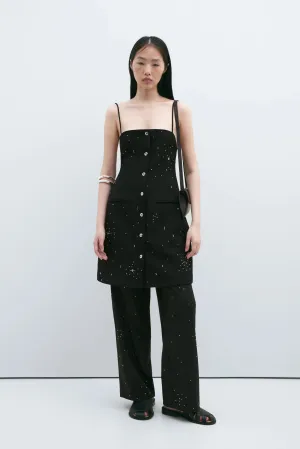 EMBELLISHED MINI DRESS