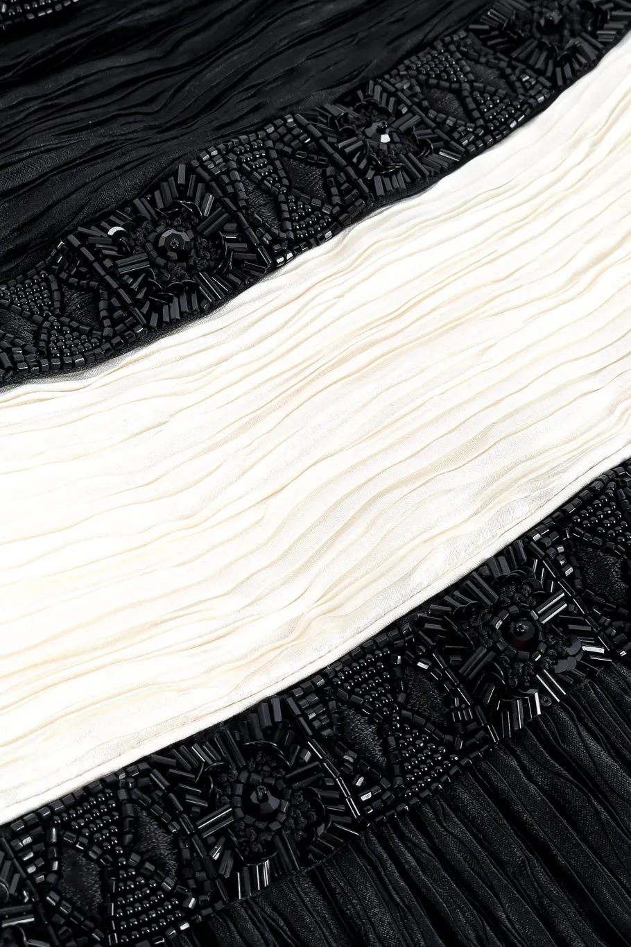 Embellished Plisse Strapless Dress