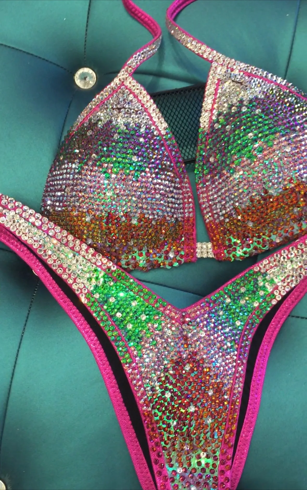 Enchanted Ombre Fusion Figure Competition Suit