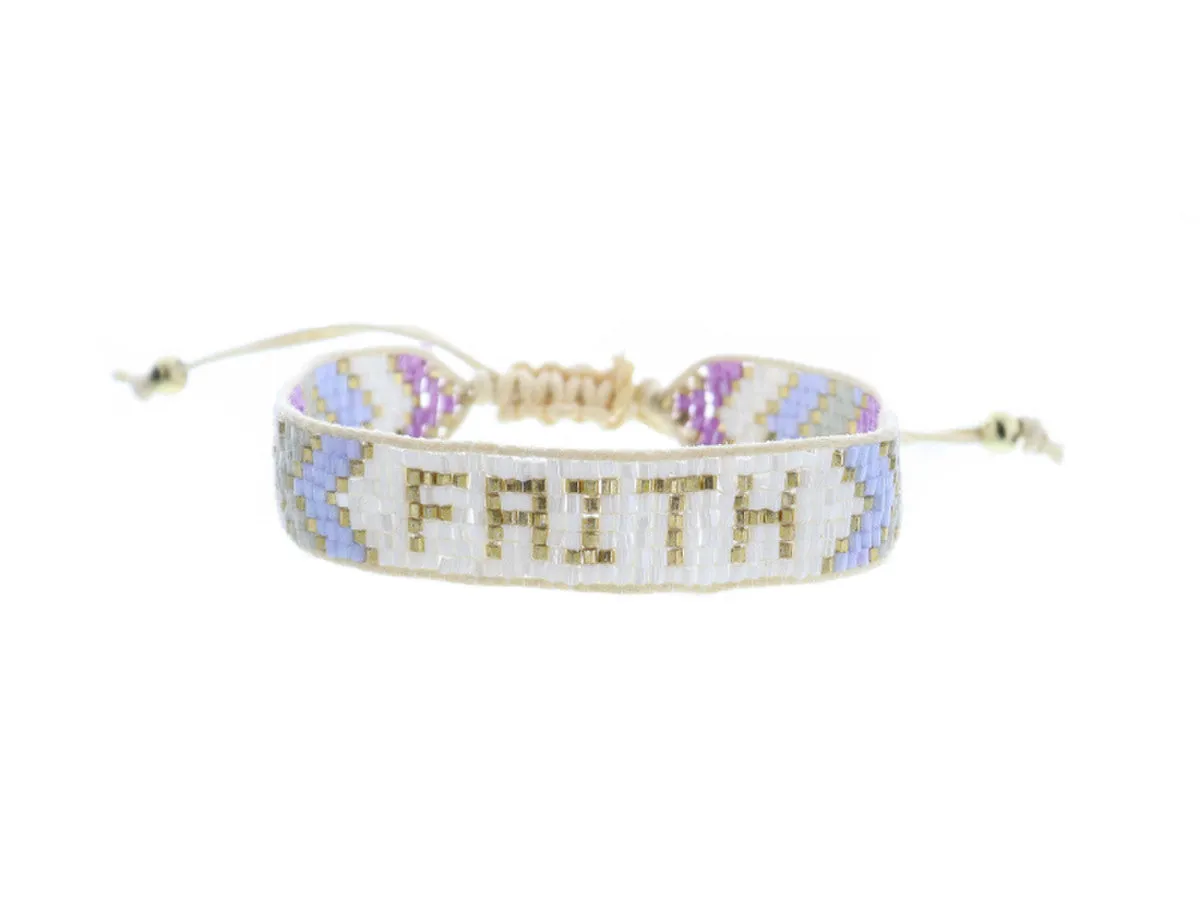 Faith Beaded Bracelet