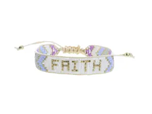 Faith Beaded Bracelet