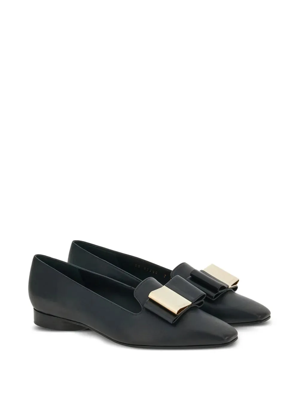 Ferragamo bow-detail lambskin loafers