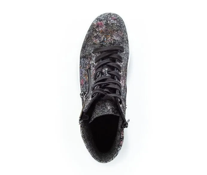 *FINAL SALE*73754.37 - Black Metallic Suede