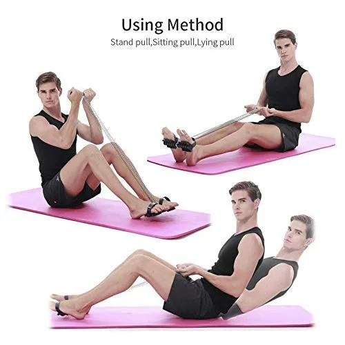 Fitness India Tummy Trimmer & Toning Tube (Combo of 2) Waist Trimmer Body Toner Abs Exerciser Fat Buster Home Gym Home Exercise Equipment Abdominal Leg Hand Biceps Exerciser - Multicolor