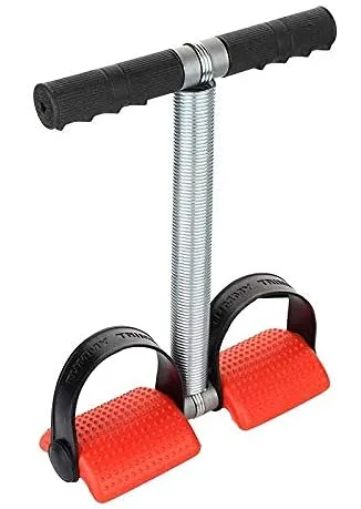 Fitness India Tummy Trimmer & Toning Tube (Combo of 2) Waist Trimmer Body Toner Abs Exerciser Fat Buster Home Gym Home Exercise Equipment Abdominal Leg Hand Biceps Exerciser - Multicolor