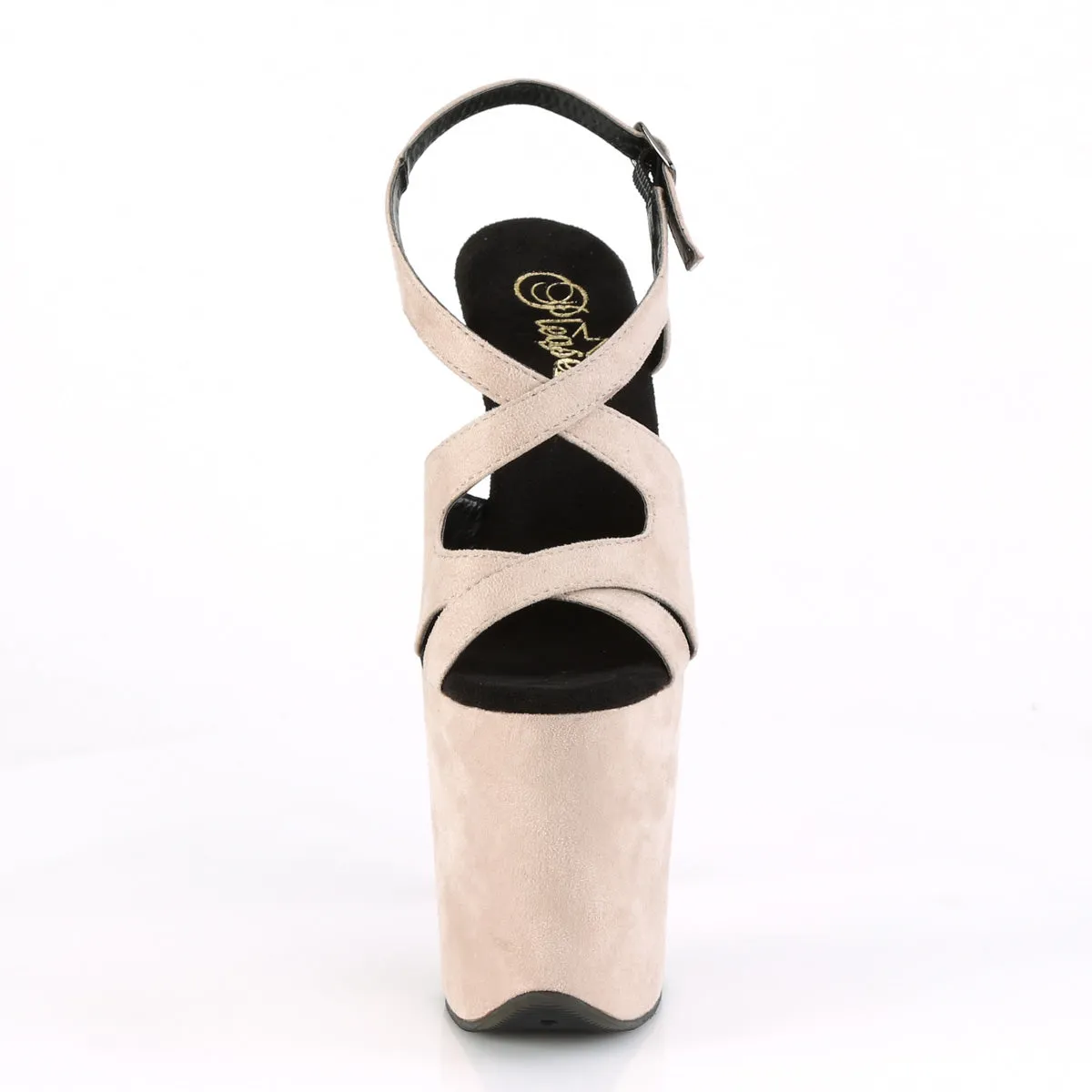 FLAMINGO-831FS  Beige Faux Suede/Beige Faux Suede