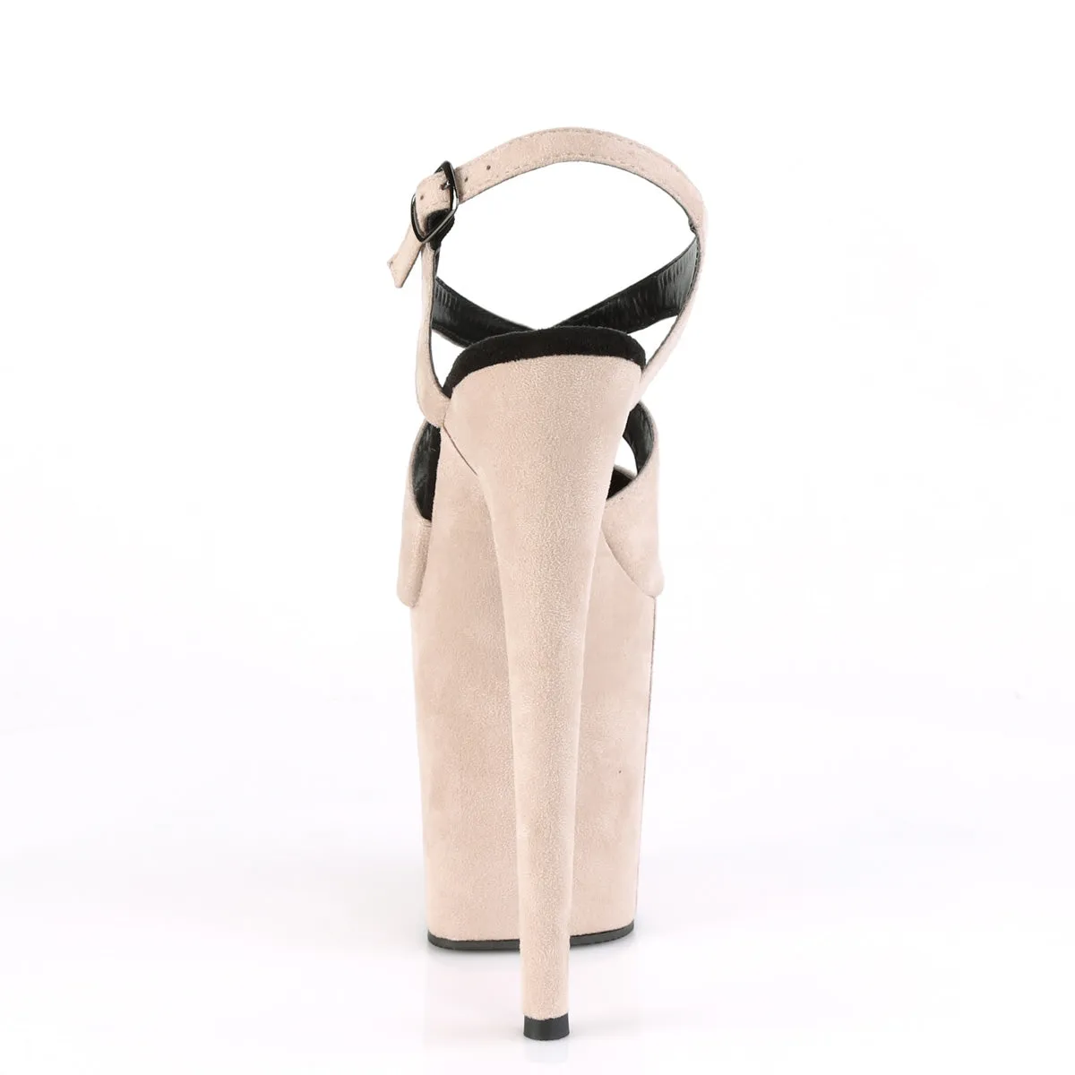 FLAMINGO-831FS  Beige Faux Suede/Beige Faux Suede