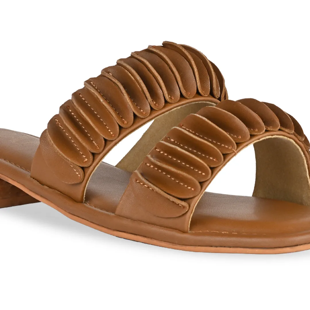 Flapped Tan Flats