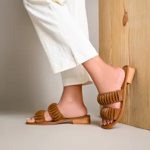 Flapped Tan Flats