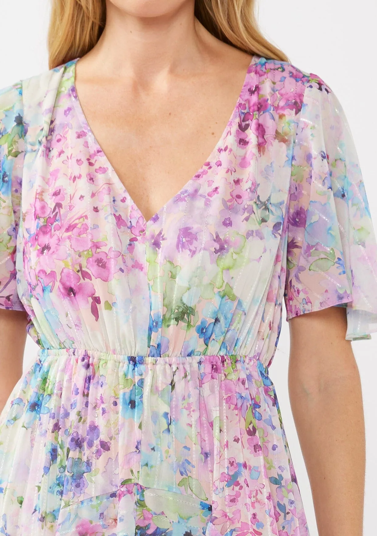 Floral Muse Midi Dress