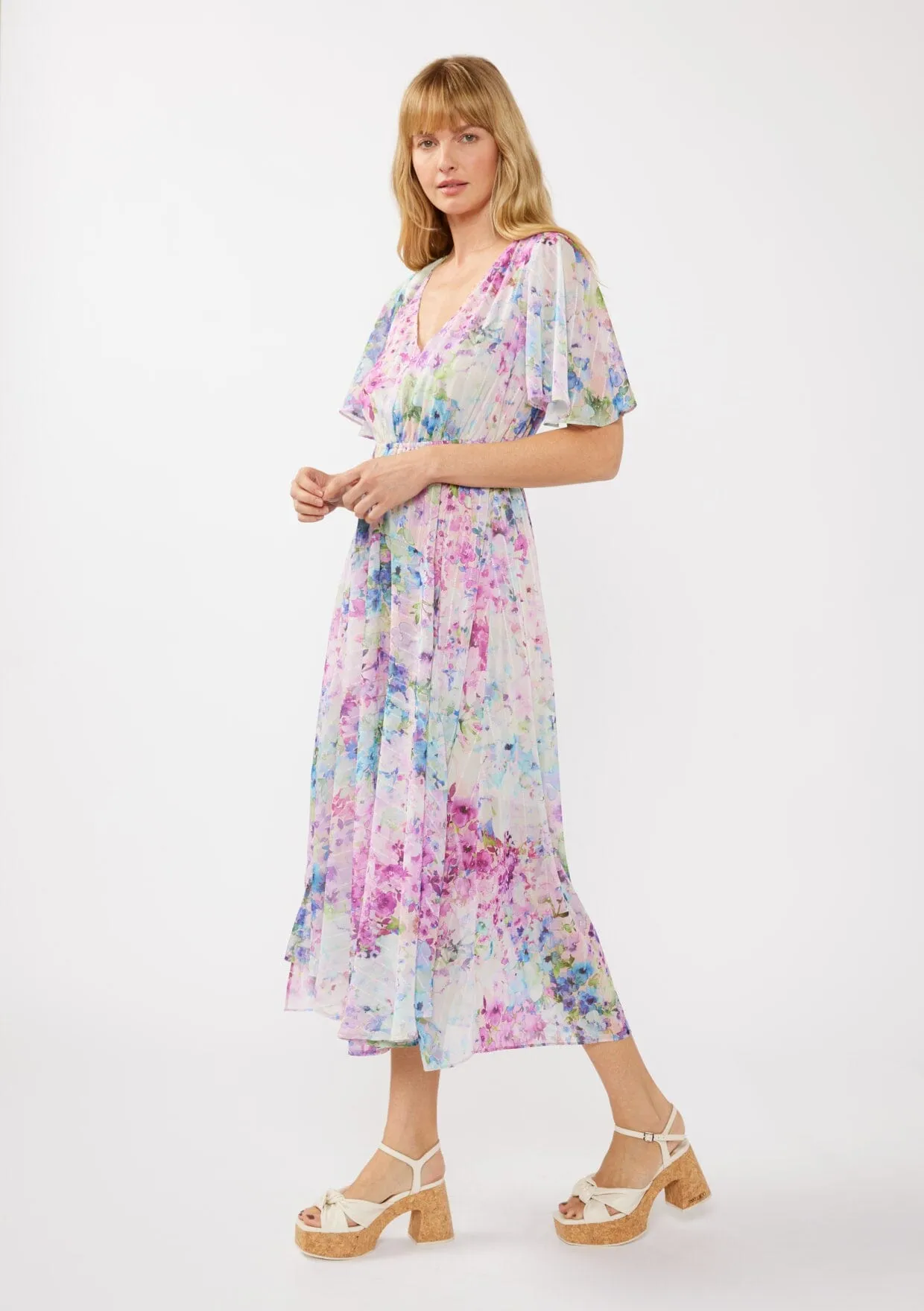 Floral Muse Midi Dress