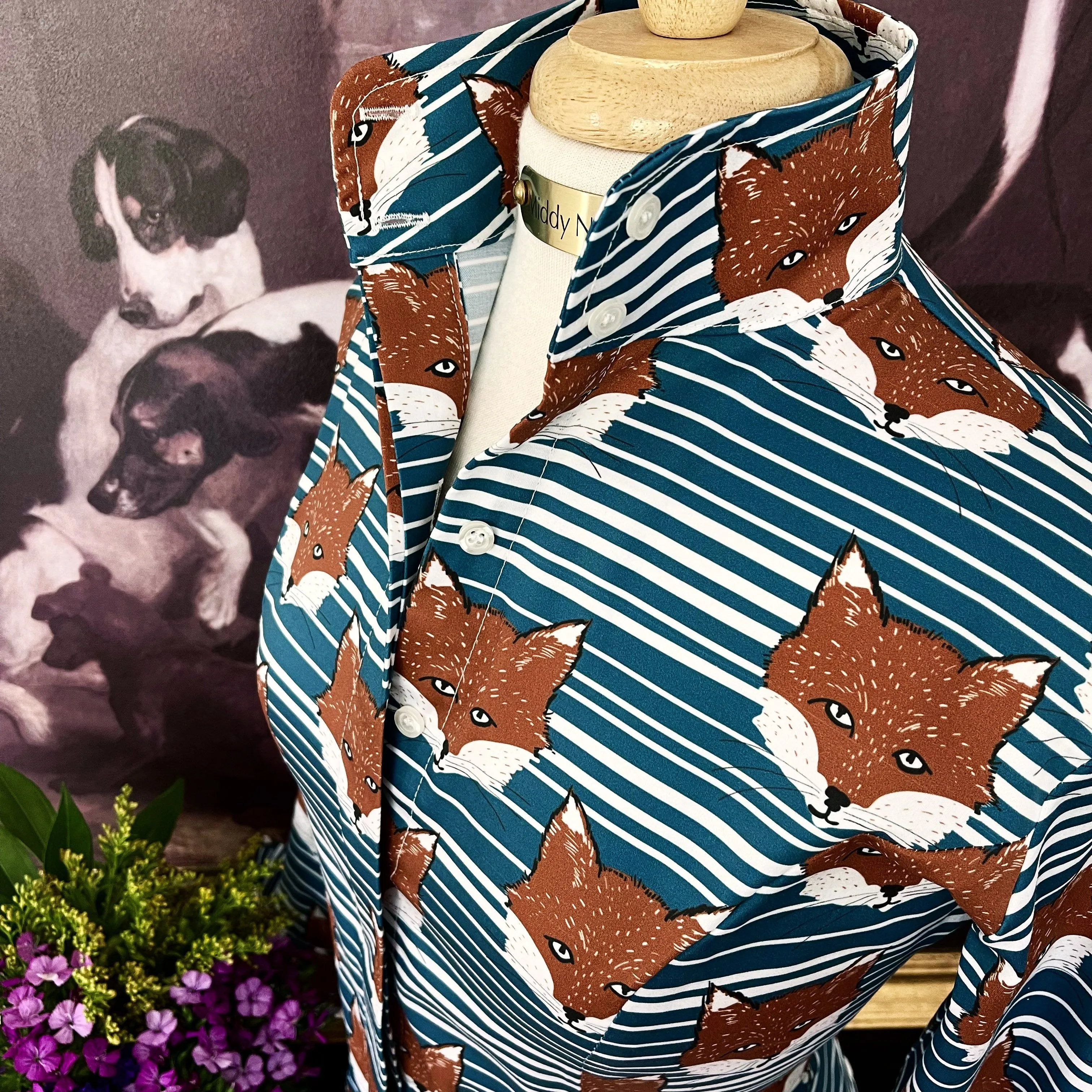 FOX LOVE IN TEAL