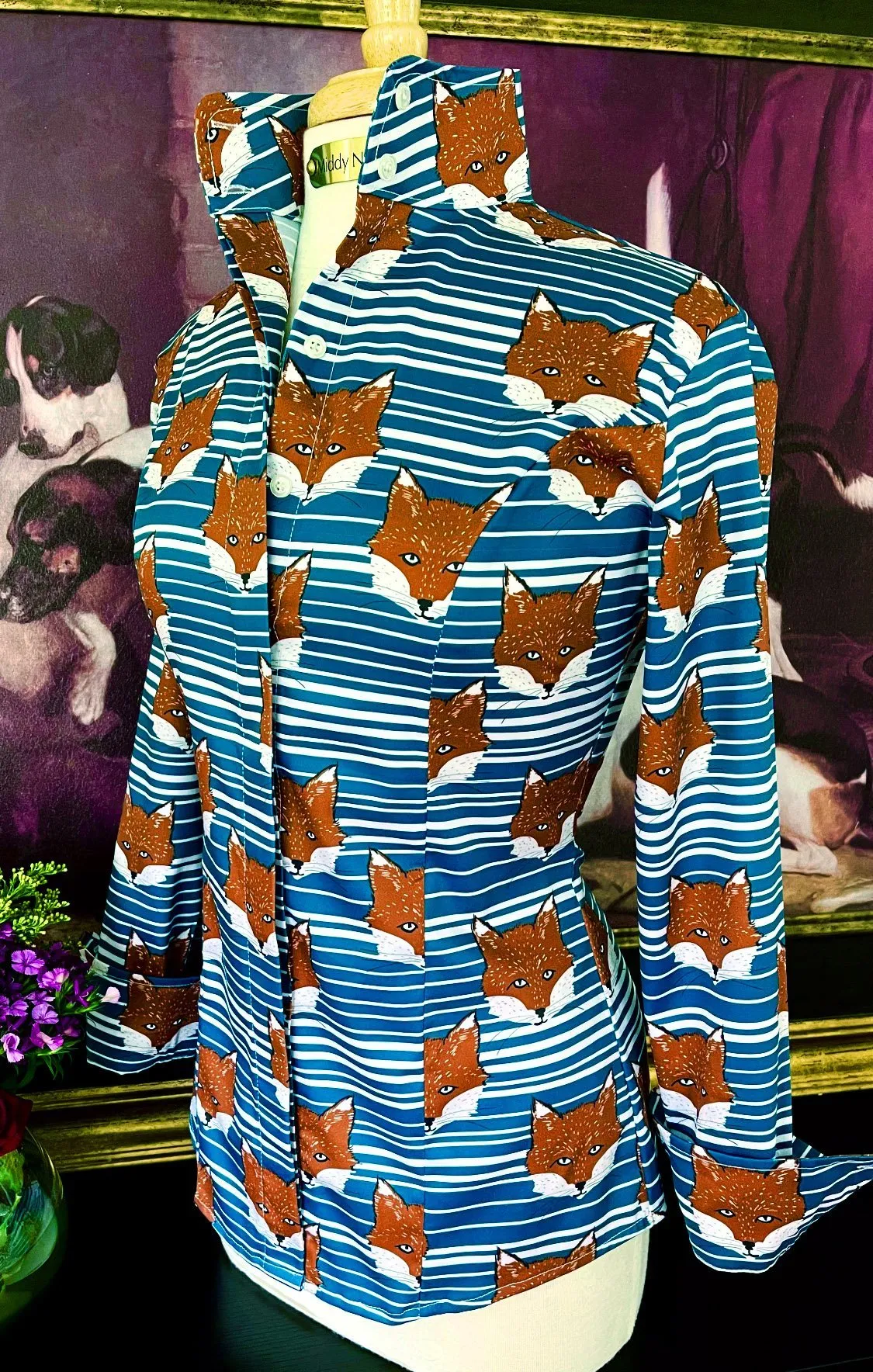 FOX LOVE IN TEAL