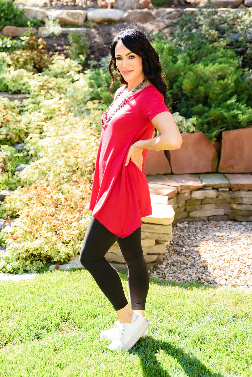 Fresh Feels Top In Red!
