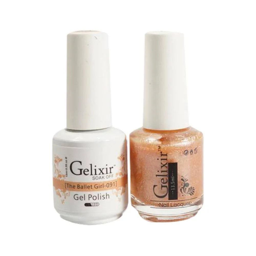 GELIXIR / Gel Nail Polish Matching Duo - 091 The Ballet Girl