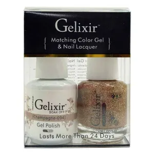 GELIXIR / Gel Nail Polish Matching Duo - 094 Champagne