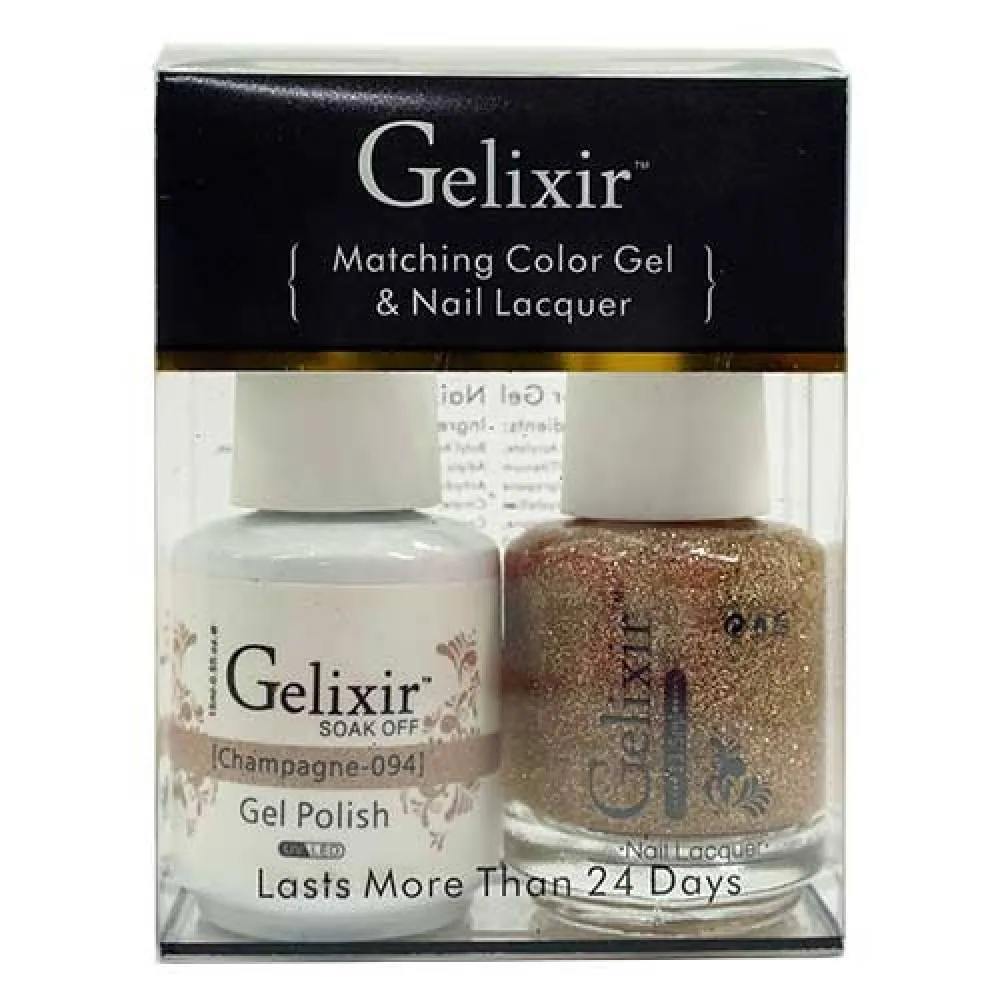 GELIXIR / Gel Nail Polish Matching Duo - 094 Champagne