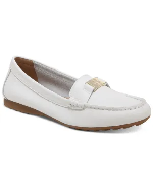 Giani Bernini Womens Dailyn Leather Moccasin Loafers DAILYN White 7M