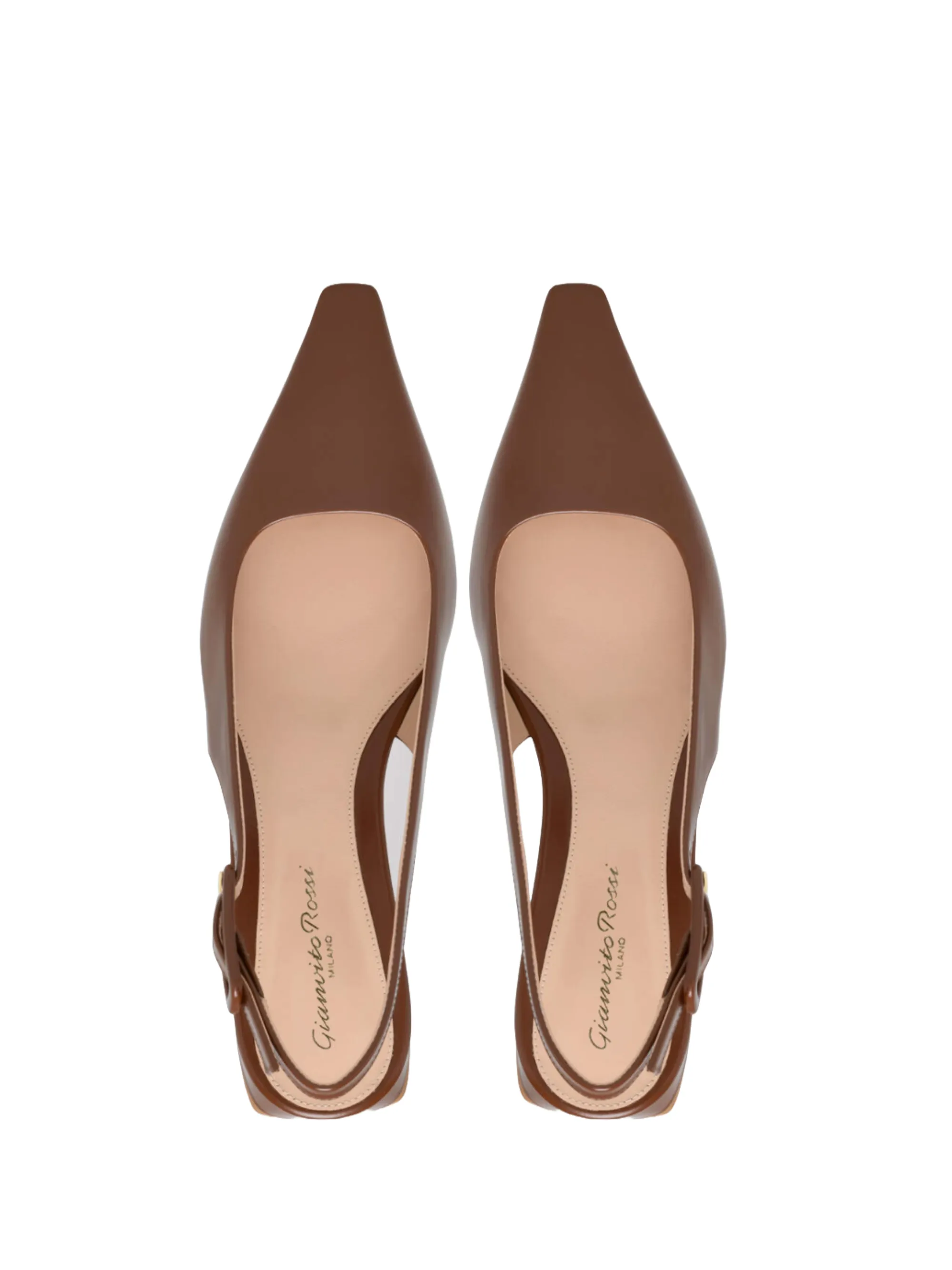 Gianvito Rossi Lindsay Slingback Flat