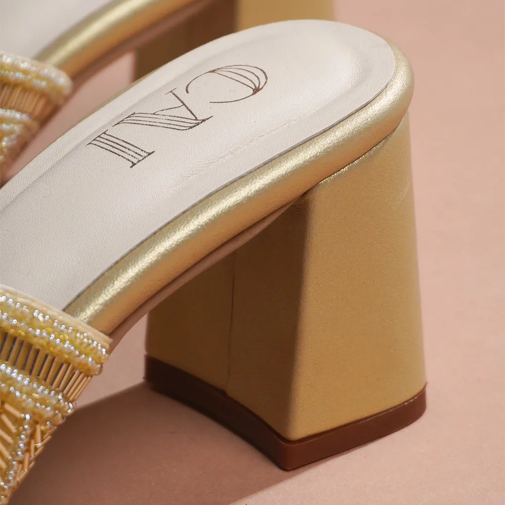 Gilded Heels - Gold