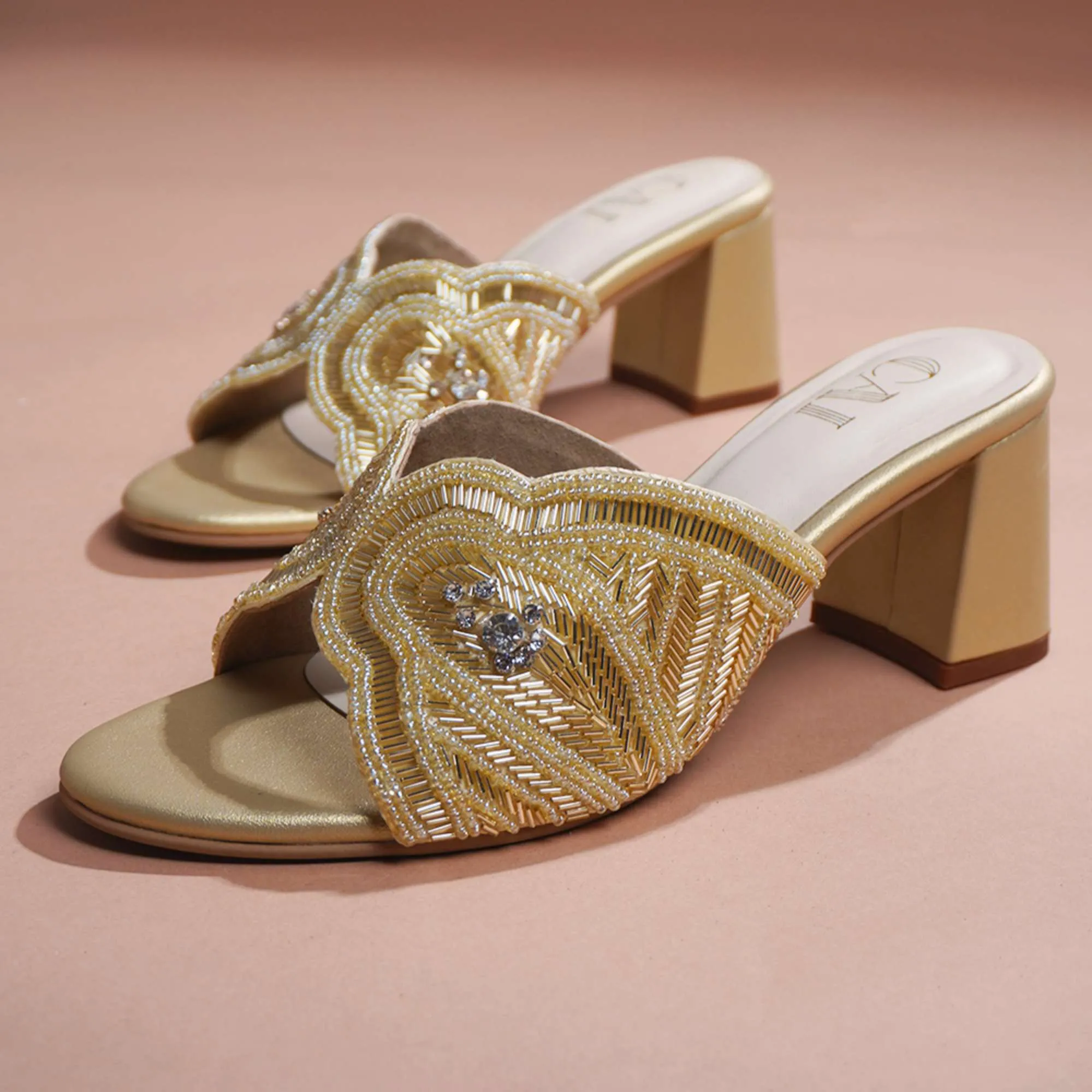 Gilded Heels - Gold