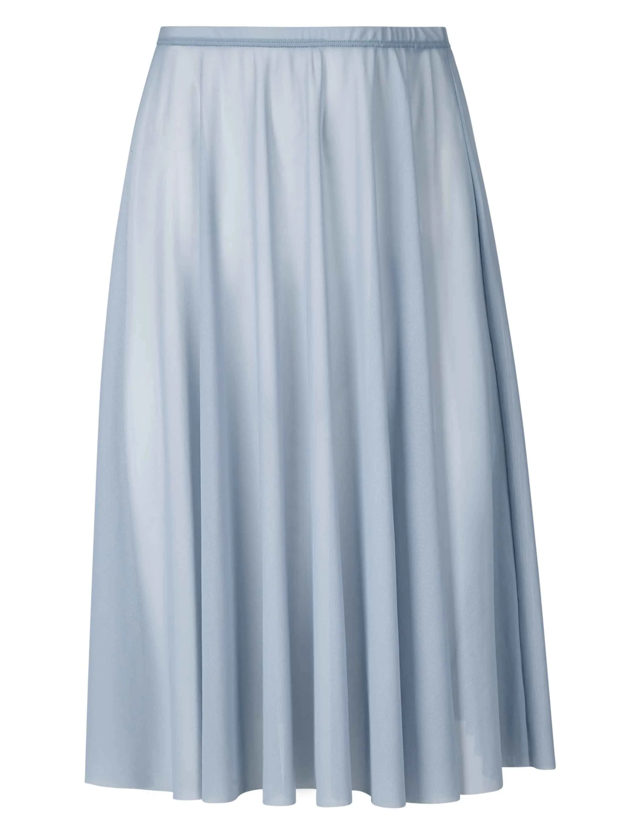 Gray Blue Long Mesh Skirt