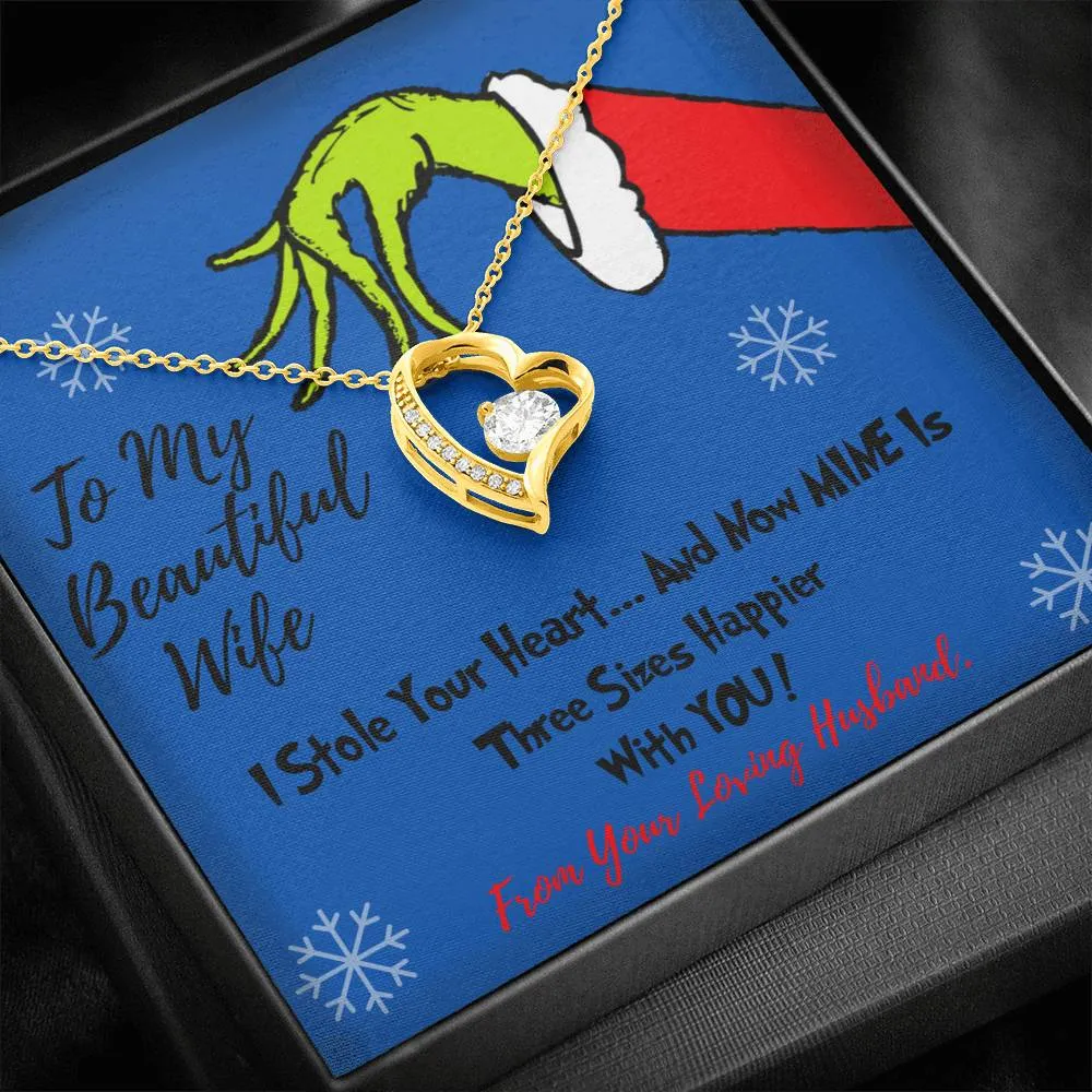 Grinch Necklace for Wife