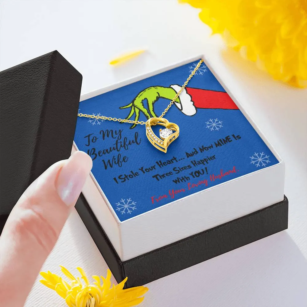Grinch Necklace for Wife