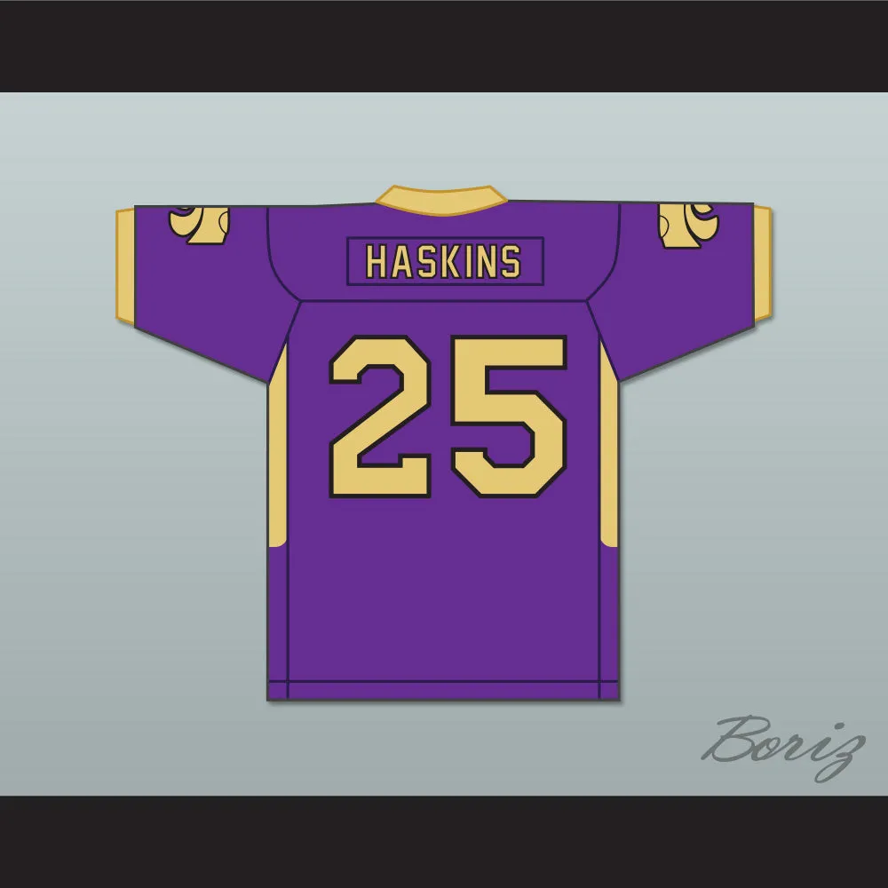 Hassan Haskins 25 Eureka High School Wildcats Purple Football Jersey 2