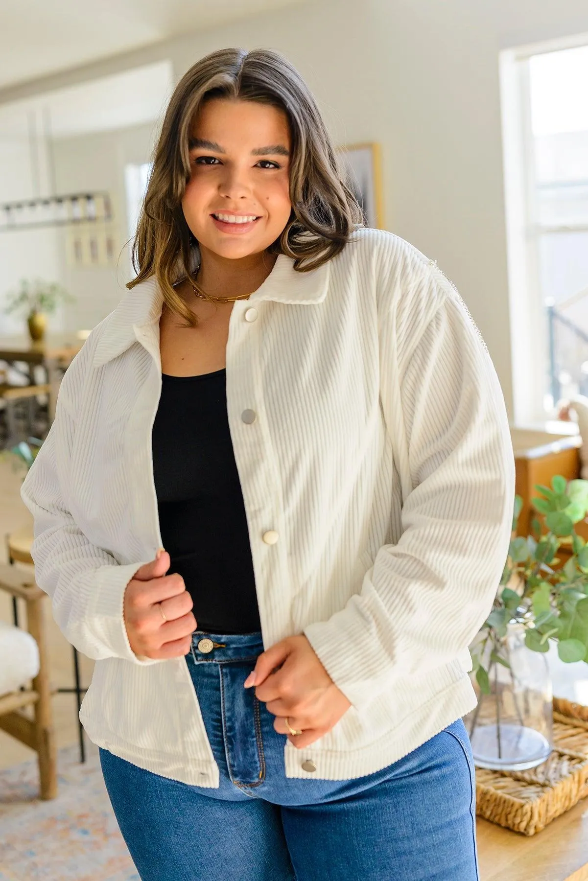 Hazel Blues® | Loretta Rhinestone Fringe Jacket