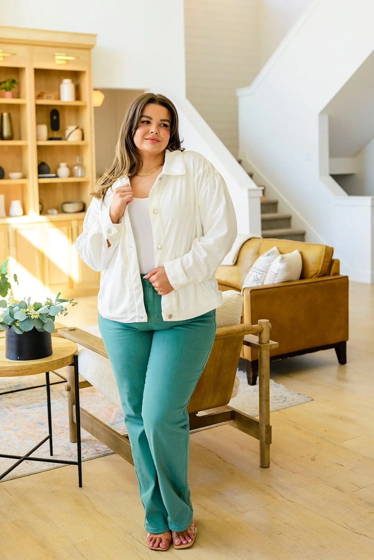 Hazel Blues® | Loretta Rhinestone Fringe Jacket