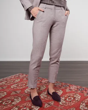 herringbone chine pant - agnello