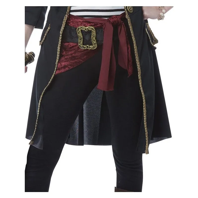 High Seas Captain Girl's Costume