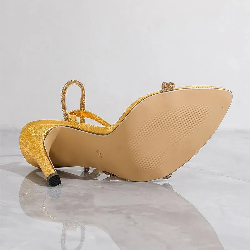 Hilda - Rhinestone heels