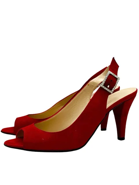 hobbs 8.5 Red SHOES