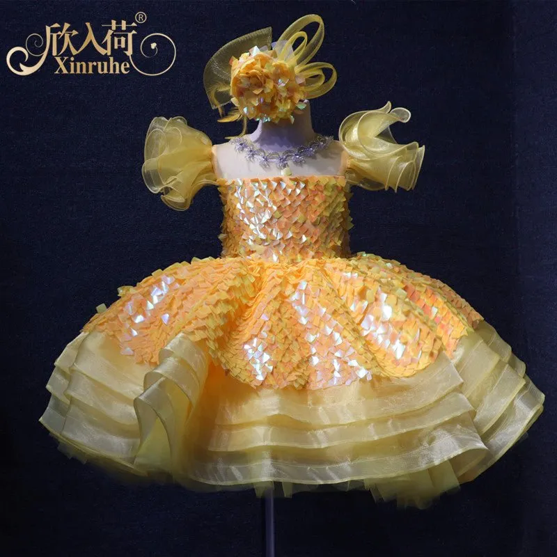 Hot Sale Glitz Beaded Bodice Baby Miss Cupcake Pageant Dress