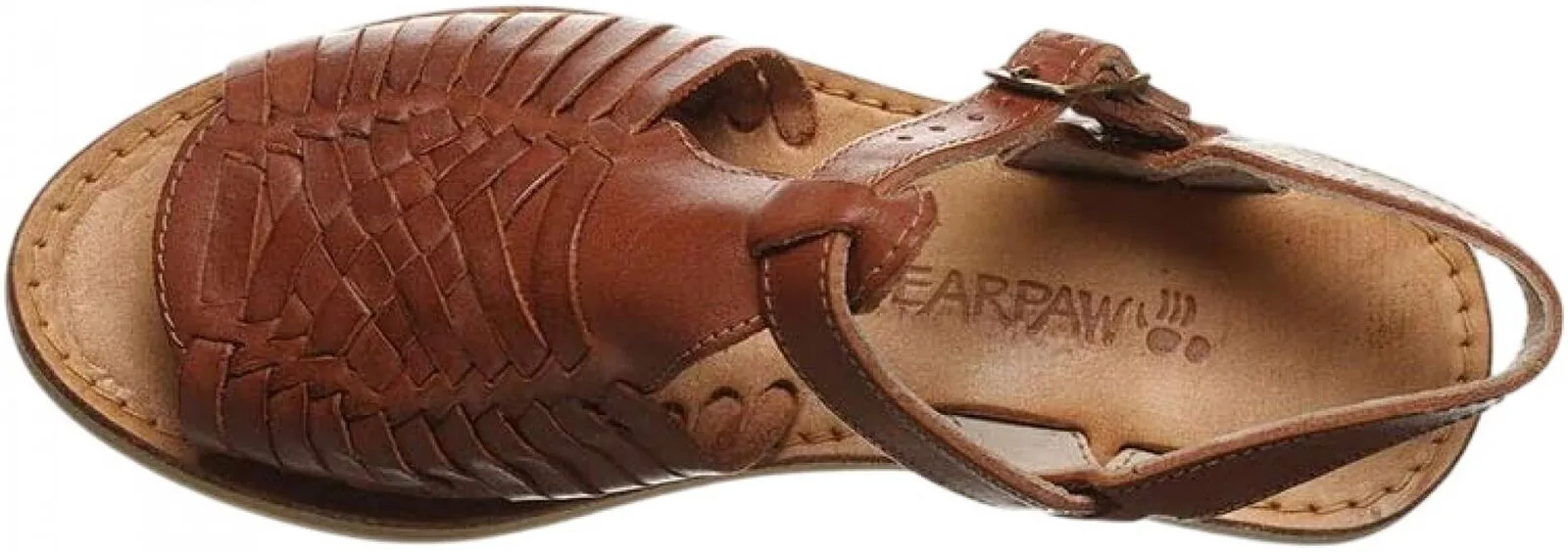 Huaraches by Bearpaw Gloria Womens Leather Slingback Sandals Saddle Brown 10M