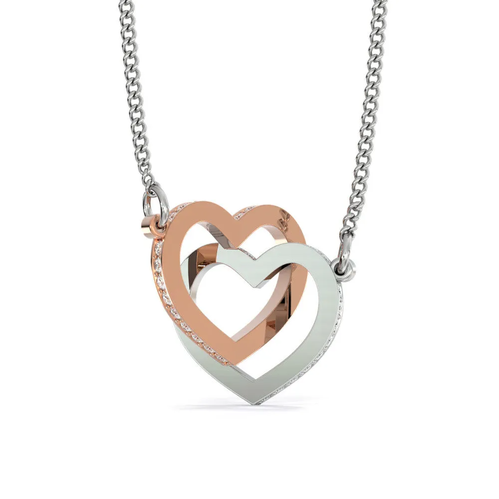 Husband to Wife Everything Interlocking Heart Necklace