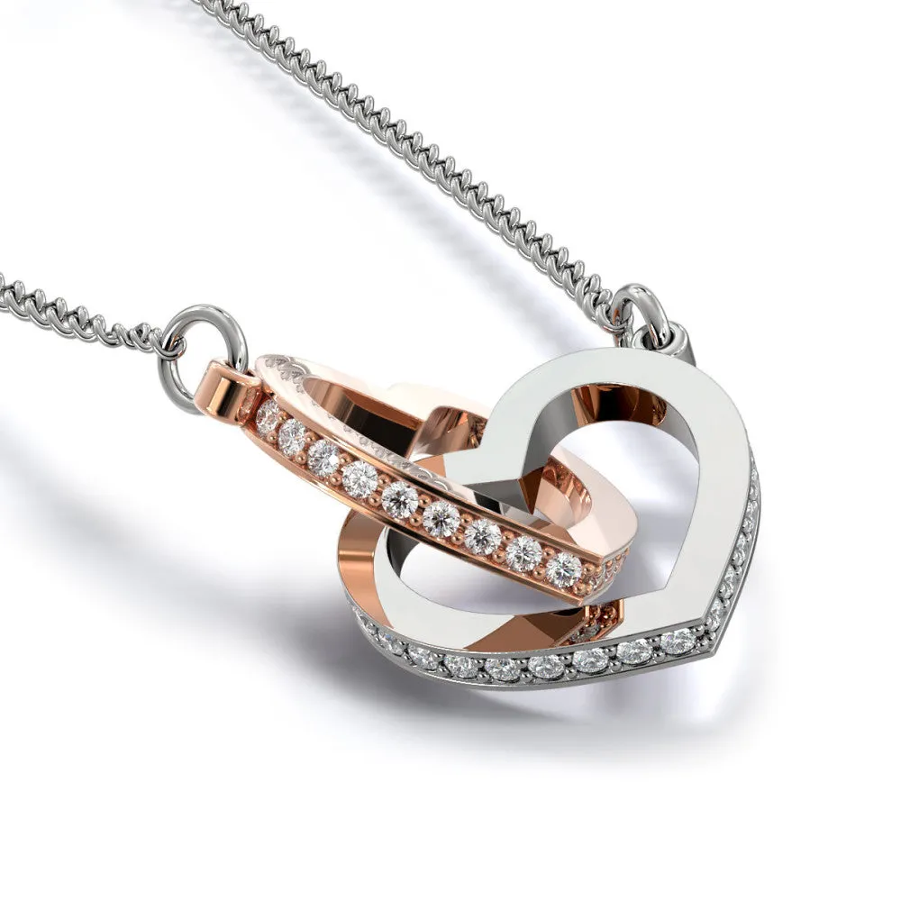 Husband to Wife Everything Interlocking Heart Necklace