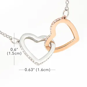 Husband to Wife Everything Interlocking Heart Necklace