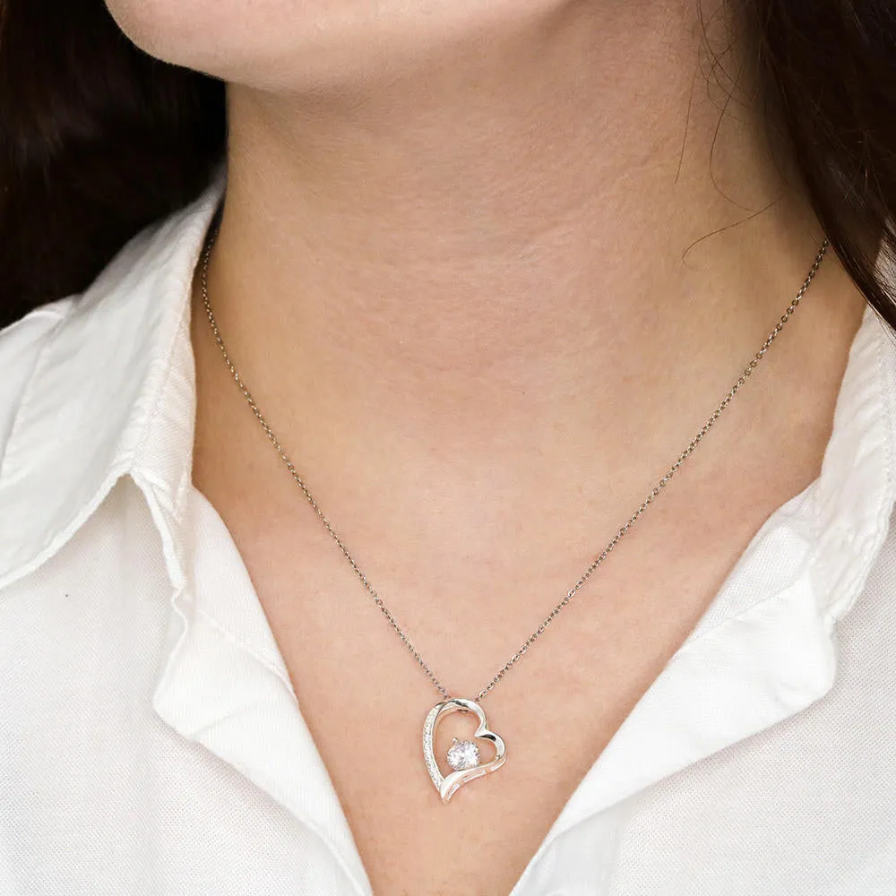 Husband to Wife Forever Love Necklace - God Blessed the Broken Road