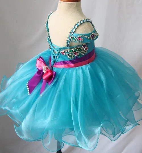 Infant/toddler/baby/children/kids Girl's Baby Doll Jennifer Wu Pageant Dress