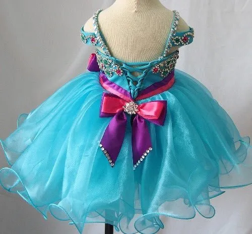 Infant/toddler/baby/children/kids Girl's Baby Doll Jennifer Wu Pageant Dress