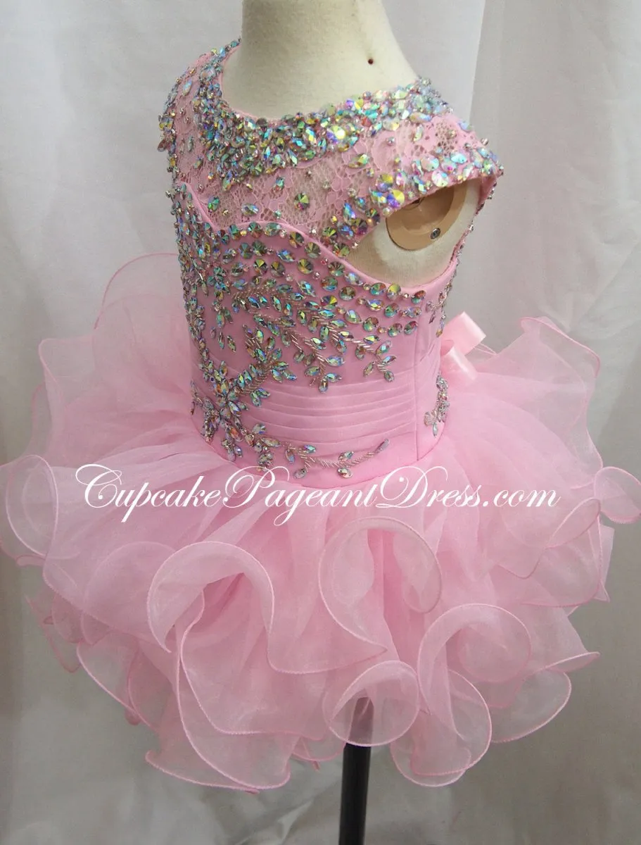 Infant/toddler/baby/children/kids Girl's Cupcake Pageant Dress/clothing/gown for birthday,christmas