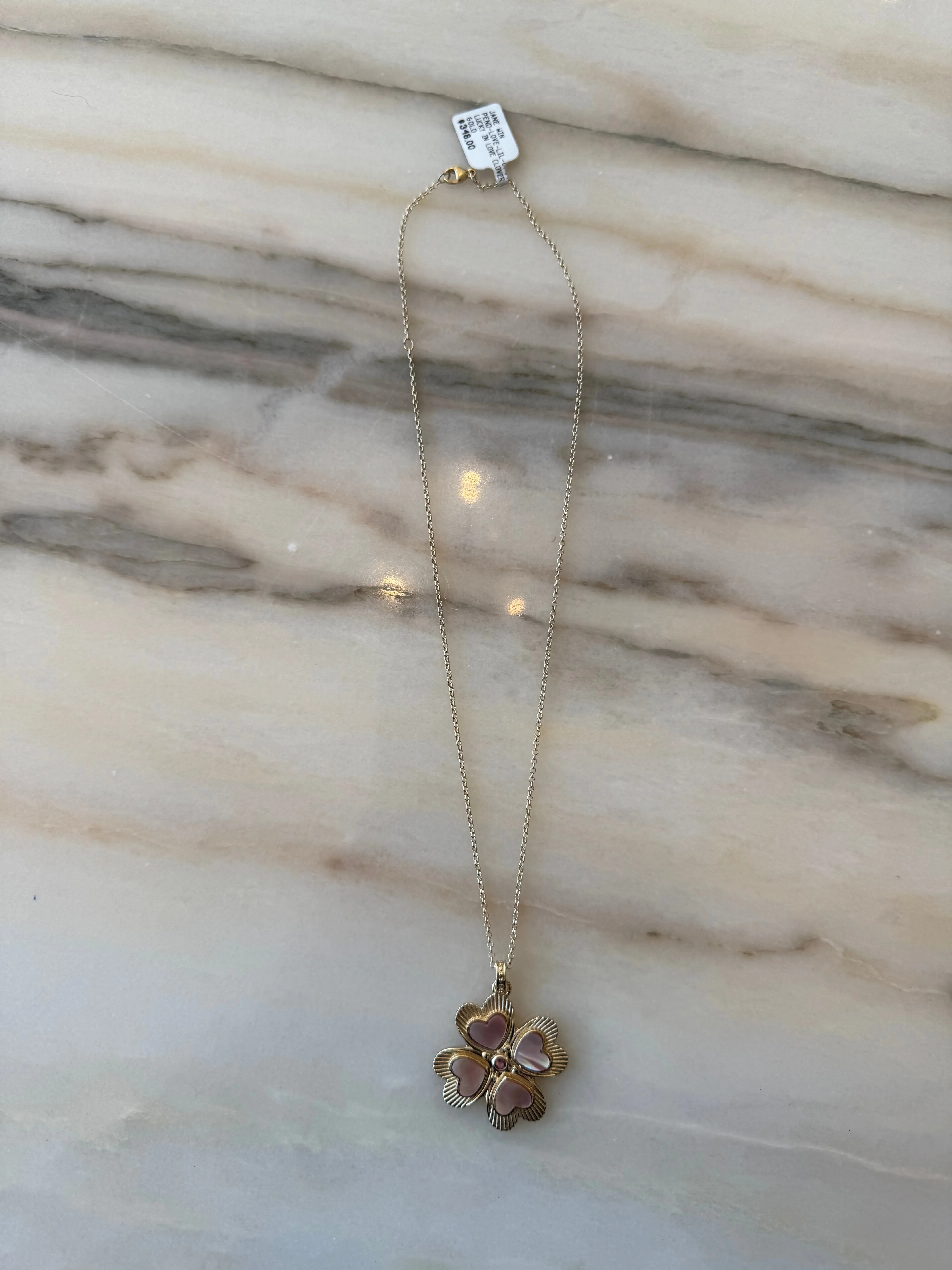 JANE WIN LUCKY IN LOVE CLOVER WITH PINK