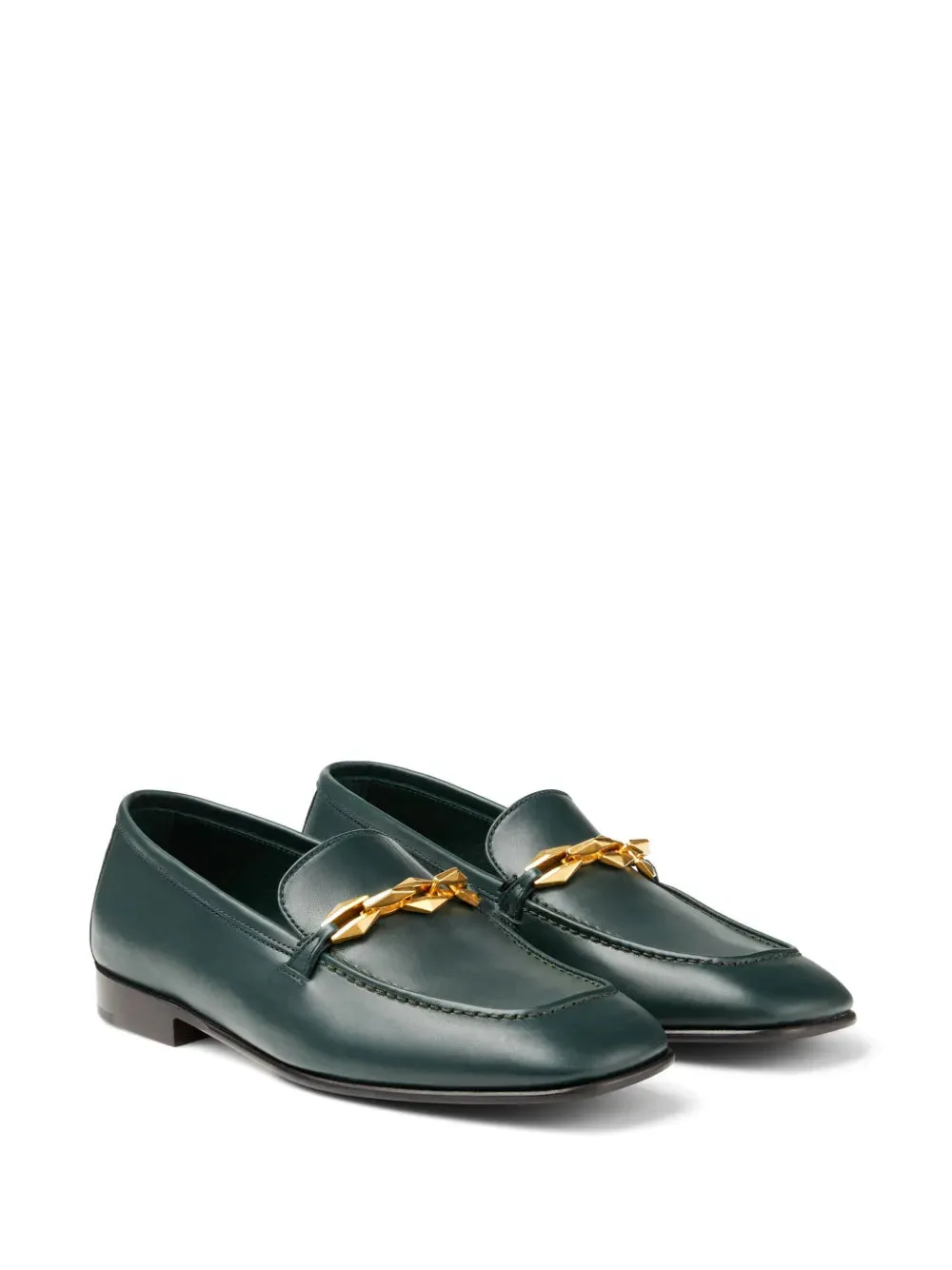 Jimmy Choo Diamond Tilda leather loafers