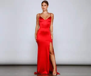 Karasi Formal High Charming Slit Mermaid Dress