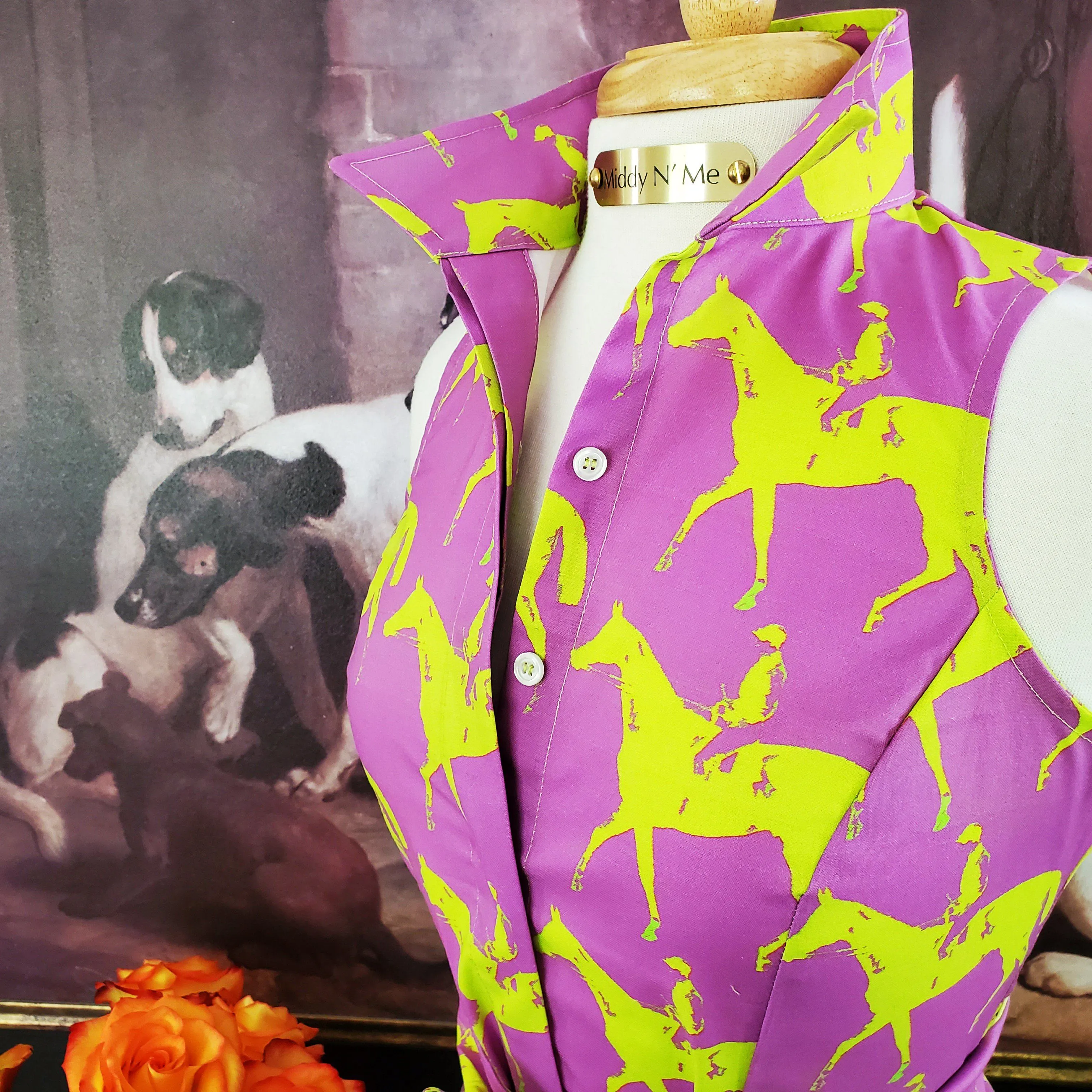 KELSO SHIRT WITH SASH IN ORCHID